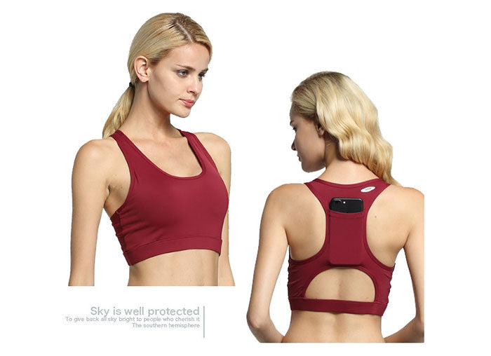 SLIMTUMMY™- Sports Bra With Phone Pocket